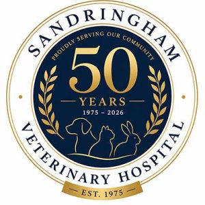 Sandringham Veterinary Hospital 50 Years Badge
