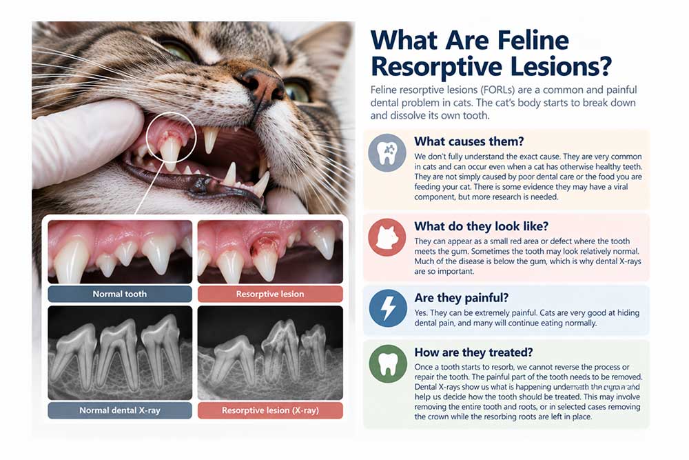 What Are Feline Resorptive Lesions